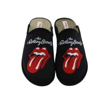 Adam's Shoes Ανδρικές Παντόφλες Rolling Stones 754-21503 Μαύρο Adam's Shoes Ανδρικές Παντόφλες Rolling Stones 754-21503 Μαύρο