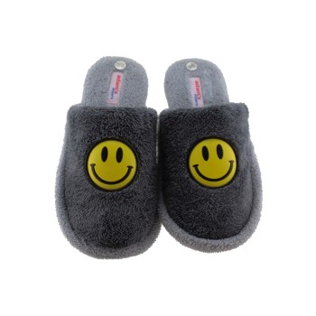 Adam's Shoes Γυναικείες Παντόφλες 895-21515 Γκρί