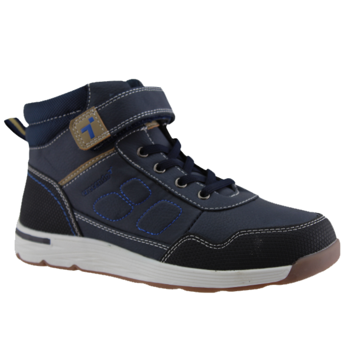 Adam's Shoes Παιδικά Μποτάκια 762-23526 Μπλέ