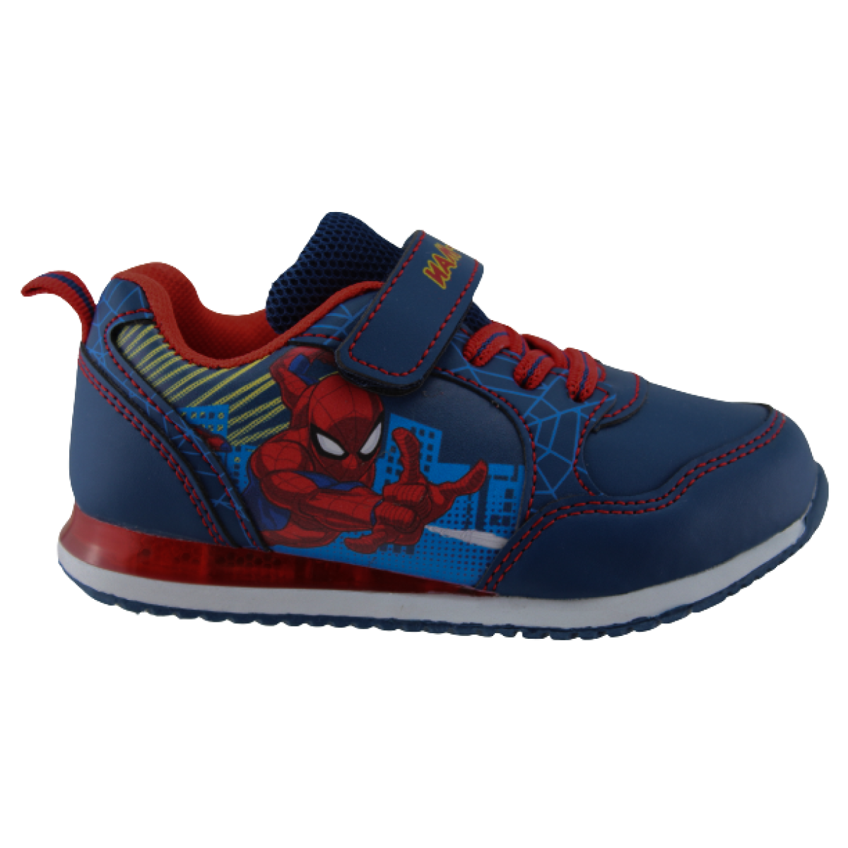 Adam's Shoes Παιδικά Αθλητικά Marvel Spiderman 904-23505 Μπλέ ΦΩΤΑΚΙΑ Adam's Shoes Παιδικά Αθλητικά Marvel Spiderman 904-23505 Μπλέ ΦΩΤΑΚΙΑ