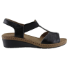 Adam's Flex Γυναικεία Πέδιλα Δέρμα 591-24008 Μαύρο