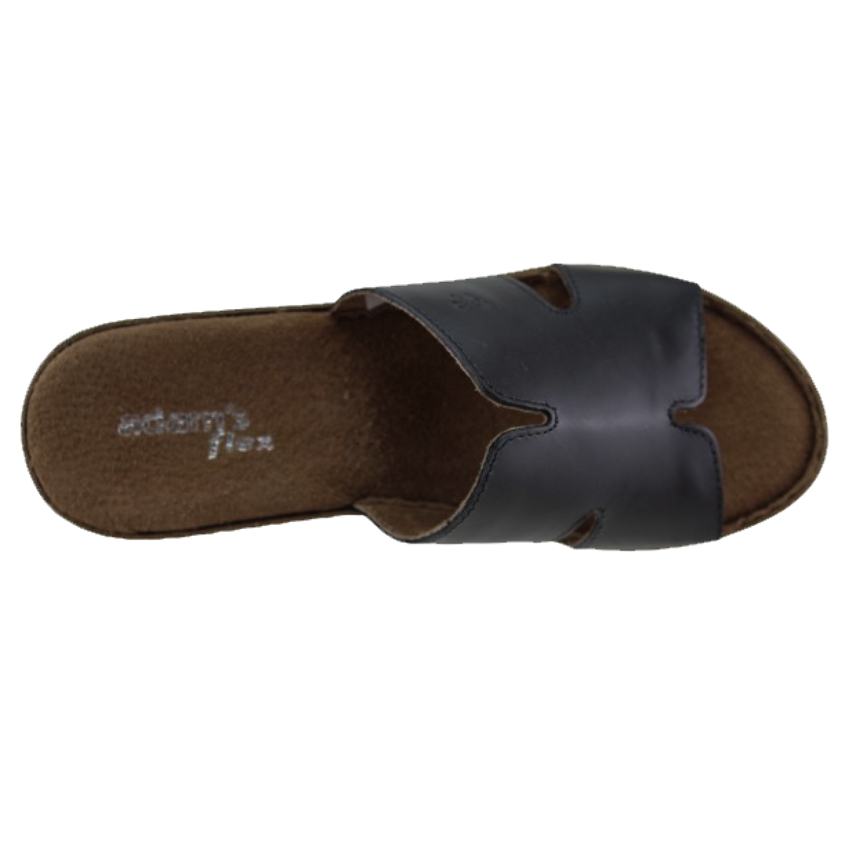 Adam's Flex Γυναικεία Mules Δέρμα 591-24022 Μαύρο