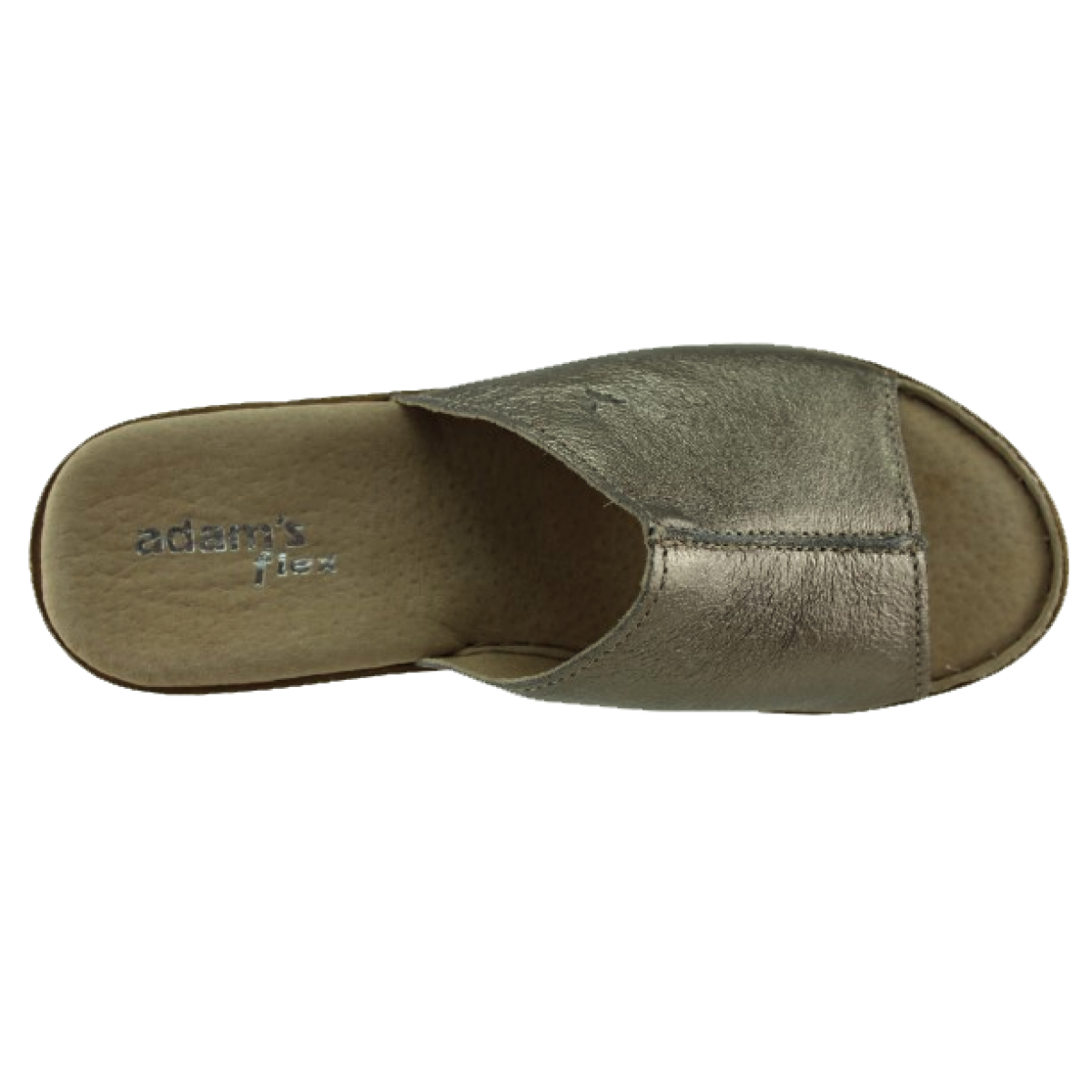 Adam's Flex Γυναικεία Mules Δέρμα 591-24005 Μπρονζέ