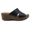 Adam's Flex Γυναικεία Mules Δέρμα 591-25003 Μαύρο
