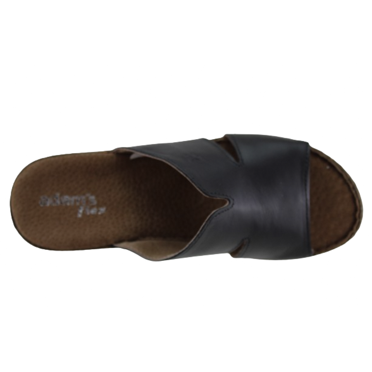 Adam's Flex Γυναικεία Mules Δέρμα 591-25003 Μαύρο