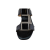 Adam's Shoes Γυναικεία Πέδιλα 907-24005 Μαύρο Λουστρίνι