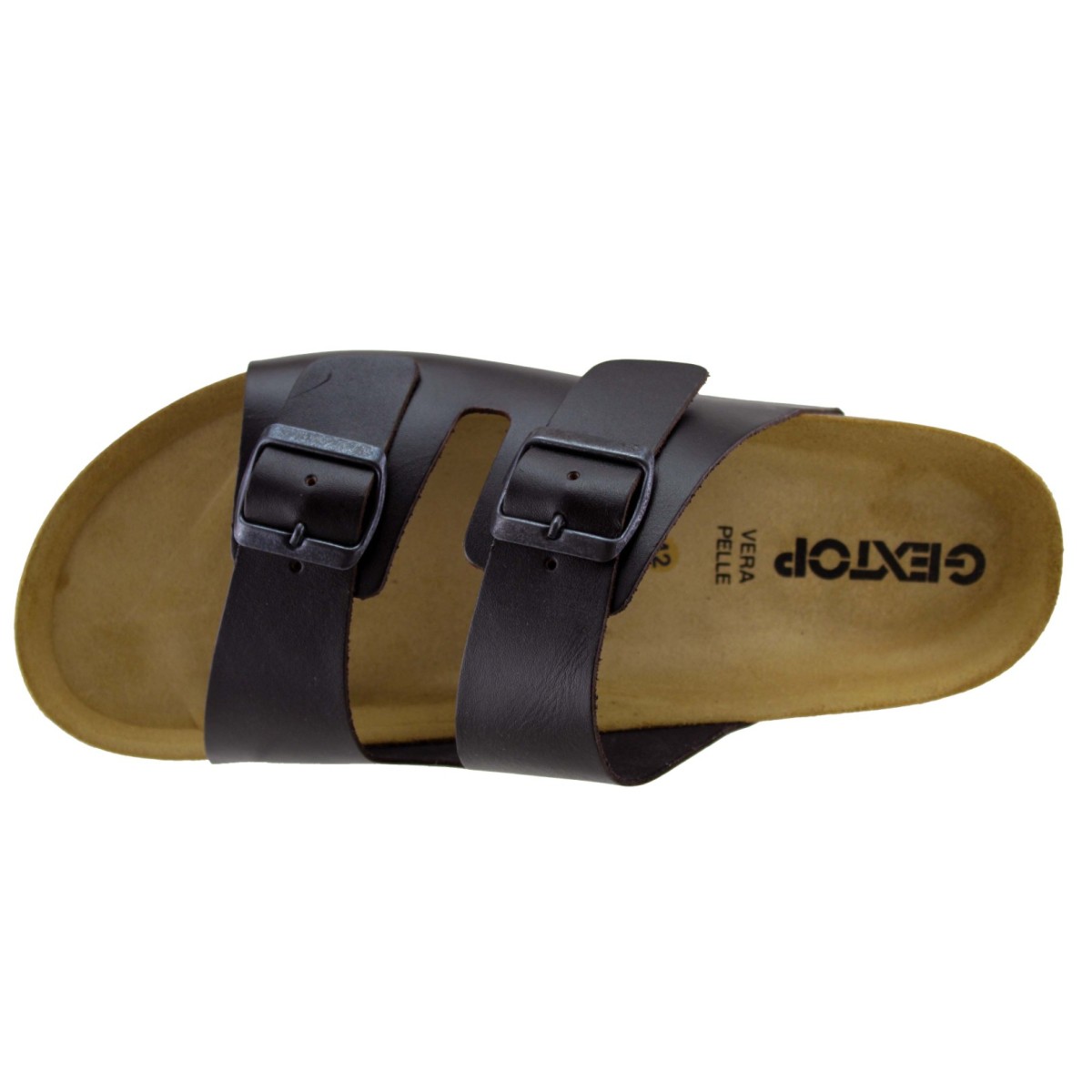Adam's Shoes Ανδρικά Σανδάλια Δέρμα 687-24014 Καφέ
