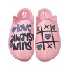 Adam's Shoes Γυναικείες Παντόφλες 624-21585 Ρόζ
