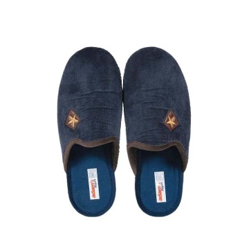Adam's Shoes Ανδρικές Παντόφλες 716-21504 Μπλέ