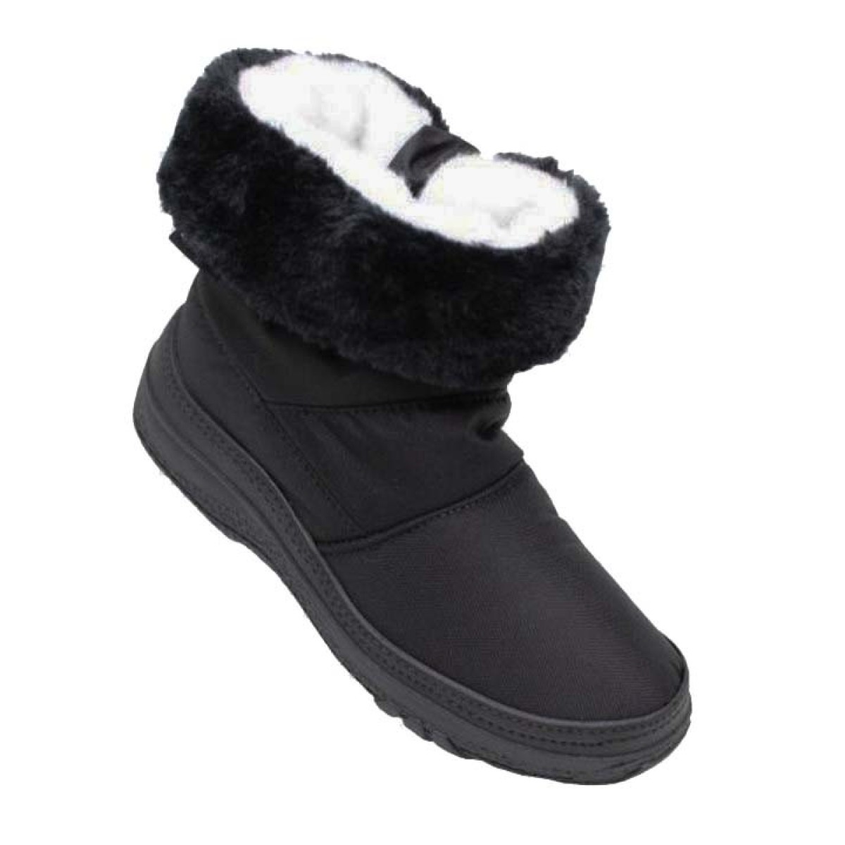 Adam's Shoes Γυναικεία Μποτάκια Apres Ski 591-24508 Μαύρο