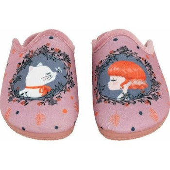 Adam's Shoes Παιδικές Παντόφλες 624-21725 Ρόζ