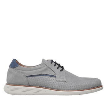 Antonio Ανδρικά Casual Δέρμα 2315/4 Γκρί Σαμουά