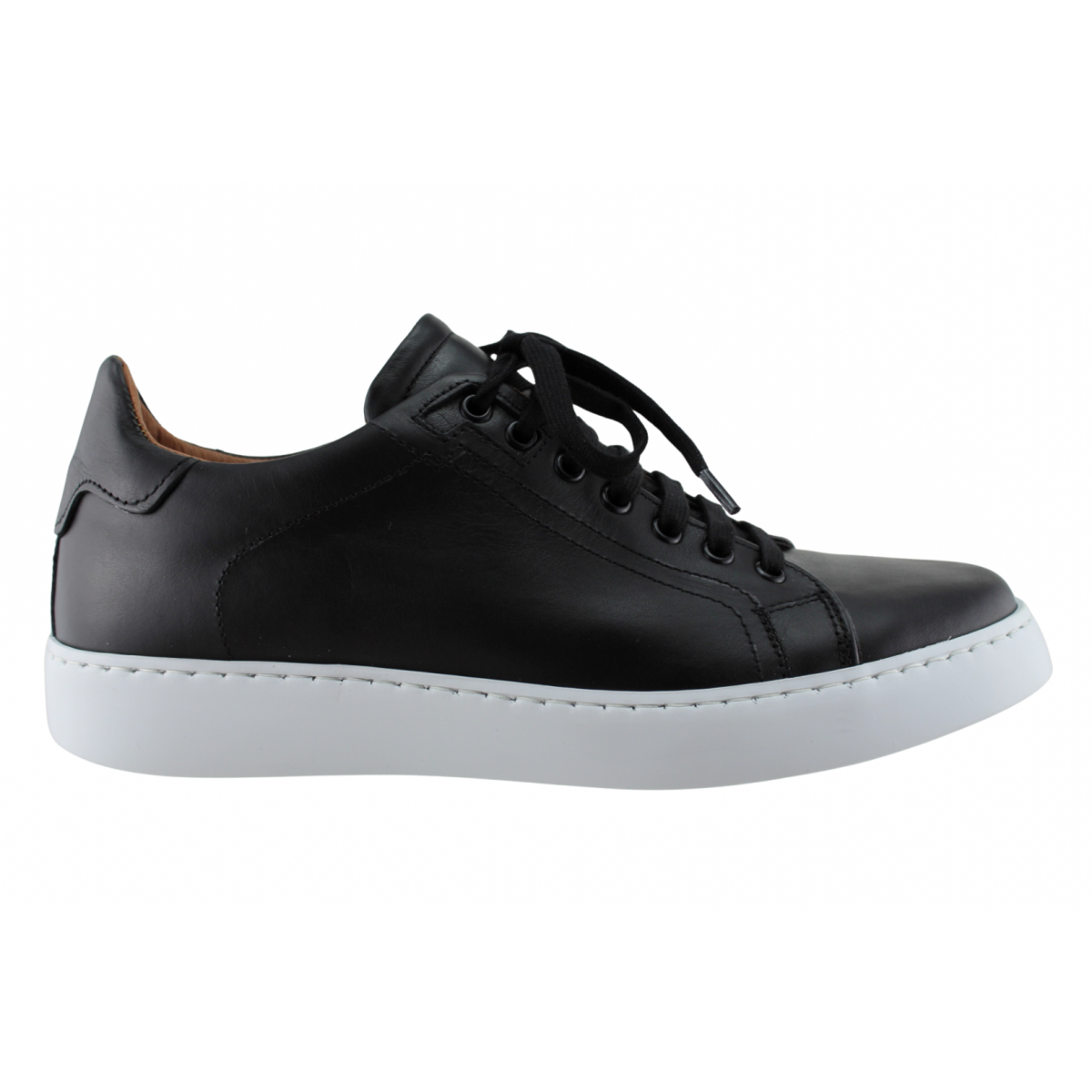 Antonio Ανδρικά Sneakers Δέρμα 400 Μαύρο Antonio Ανδρικά Sneakers Δέρμα 400 Μαύρο