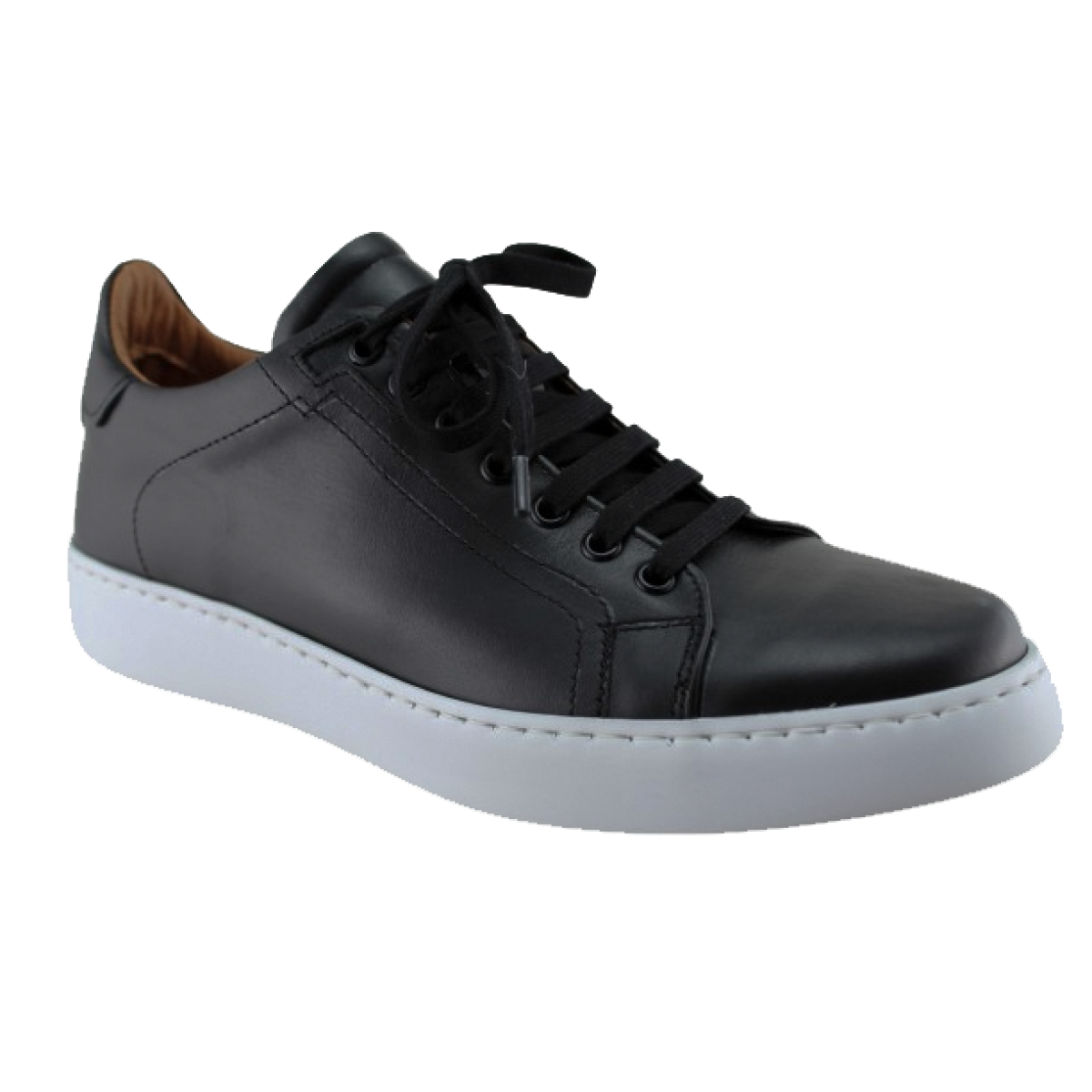 Antonio Ανδρικά Sneakers Δέρμα 400 Μαύρο Antonio Ανδρικά Sneakers Δέρμα 400 Μαύρο