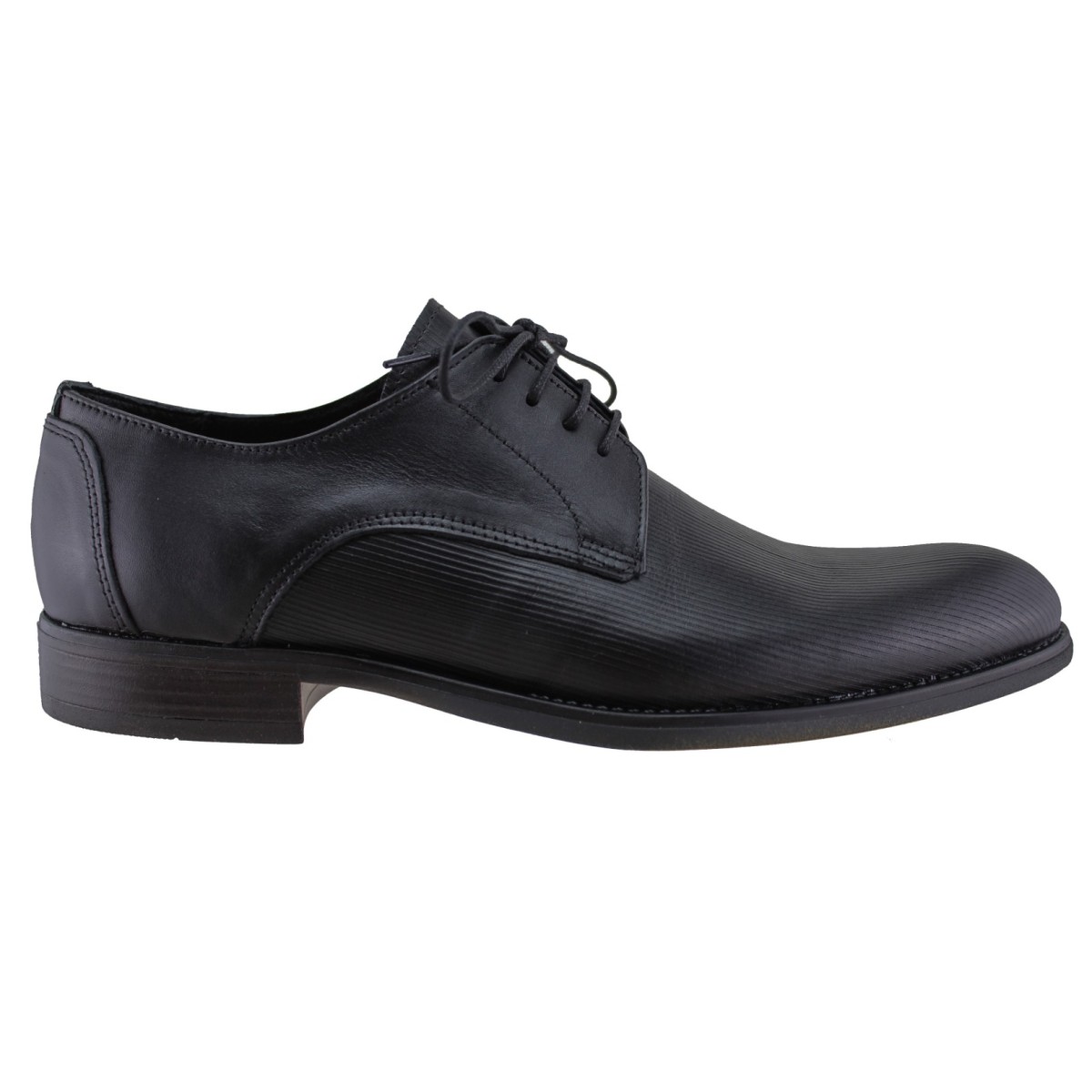 Antonio Ανδρικά Αμπιγέ Δέρμα 350-OXF STRIPE  Μαύρο