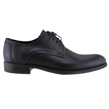 Antonio Ανδρικά Αμπιγέ Δέρμα 350-OXF STRIPE  Μαύρο