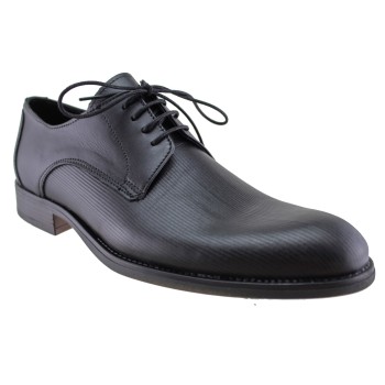 Antonio Ανδρικά Αμπιγέ Δέρμα 350-OXF STRIPE  Μαύρο