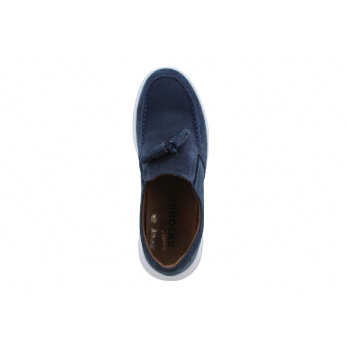 Antonio Shoes Ανδρικά Μοκασίνια Δέρμα 402/4001 Μπλε Suede Antonio Shoes Ανδρικά Μοκασίνια Δέρμα 402/4001 Μπλε Suede