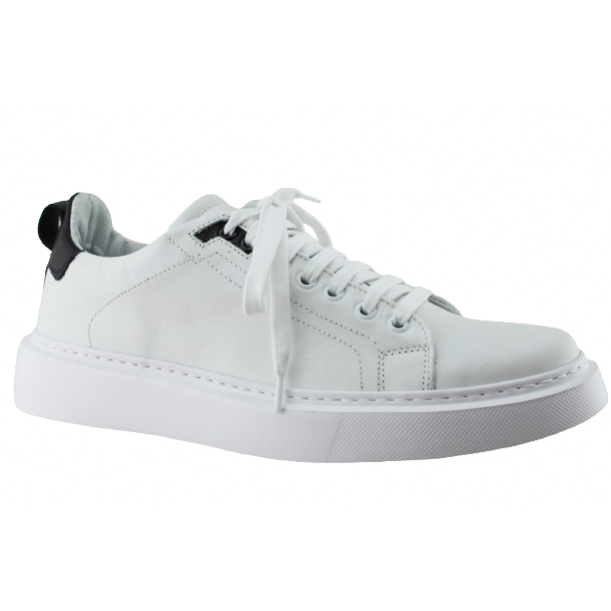 Antonio Ανδρικά Sneakers Δέρμα 400/02 Λευκό Antonio Ανδρικά Sneakers Δέρμα 400/02 Λευκό