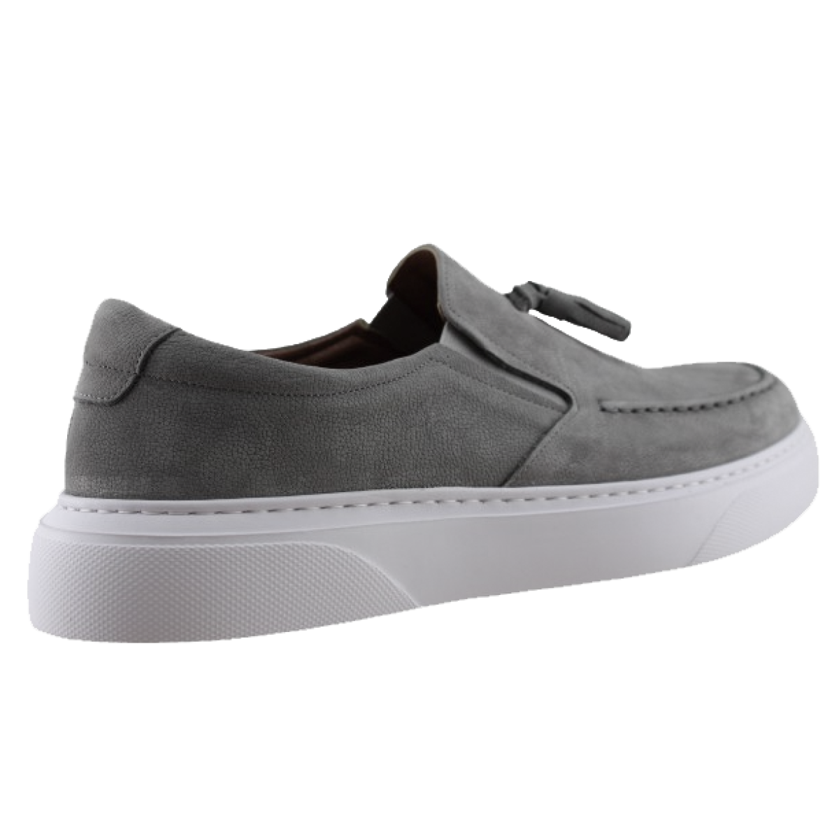 Antonio Shoes Ανδρικά Μοκασίνια Δέρμα 402/4001 Γκρι Suede