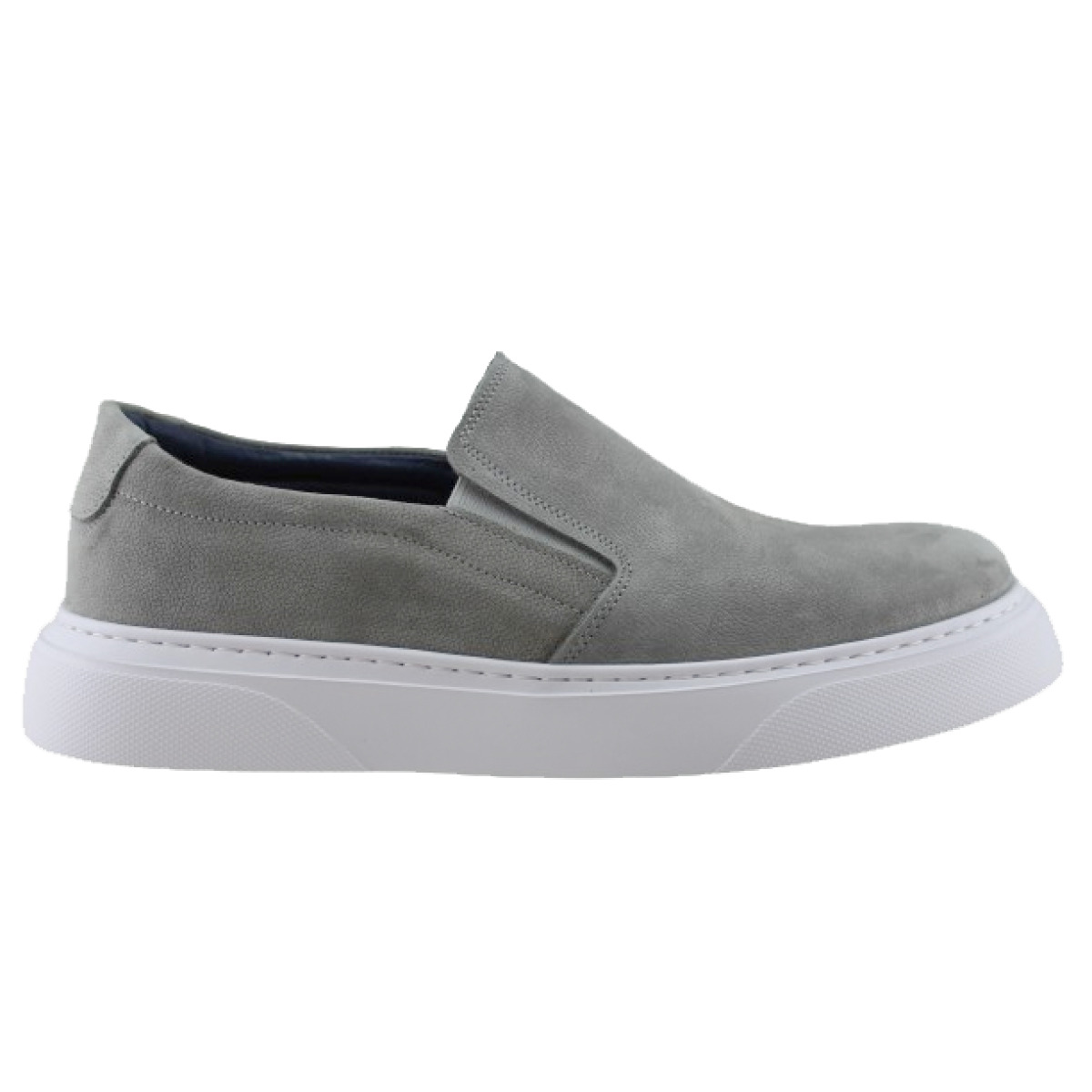 Antonio Shoes Ανδρικά Μοκασίνια Δέρμα 850/4001 Γκρι Suede