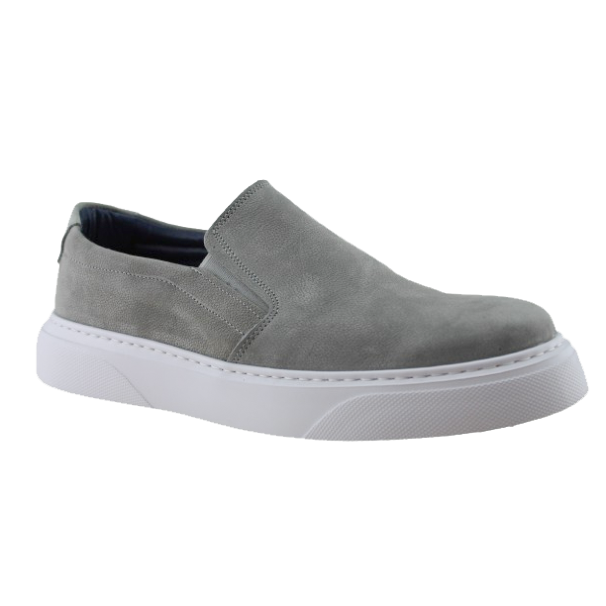 Antonio Shoes Ανδρικά Μοκασίνια Δέρμα 850/4001 Γκρι Suede