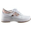 Femina by Antonio Γυναικεία Sneakers Δέρμα 902 Λευκό Χαλκός