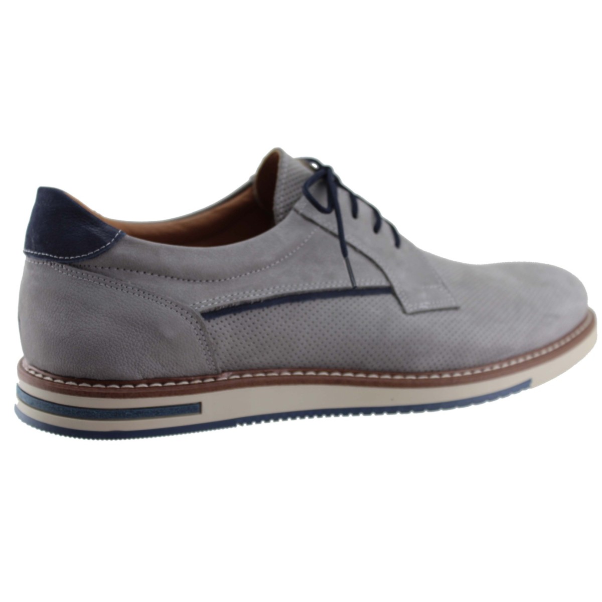 Antonio Ανδρικά Casual Δέρμα 2315 Γκρί Σαμουά