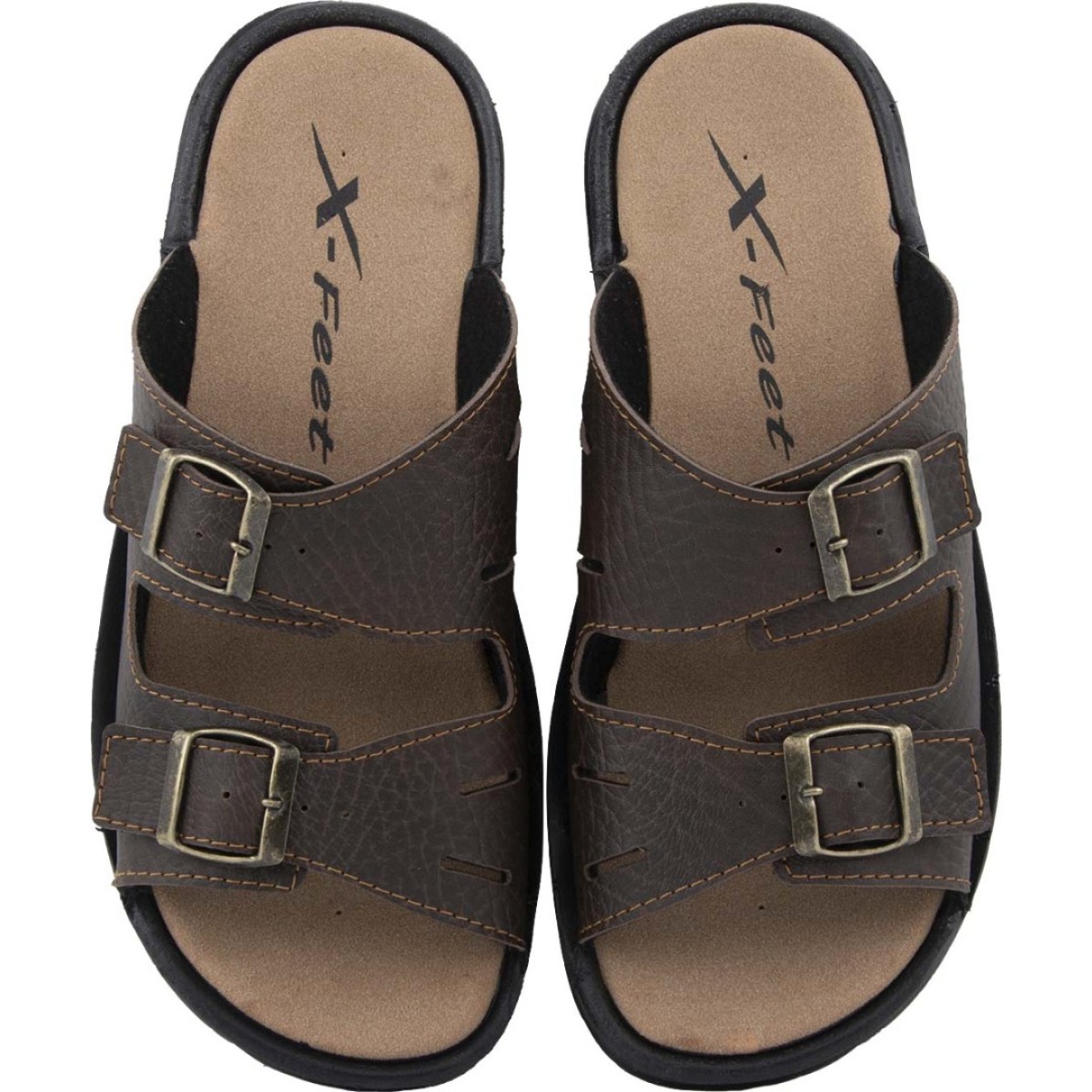 X-Feet Ανδρικά Σανδάλια A3 Καφέ X-Feet Ανδρικά Σανδάλια A3 Καφέ