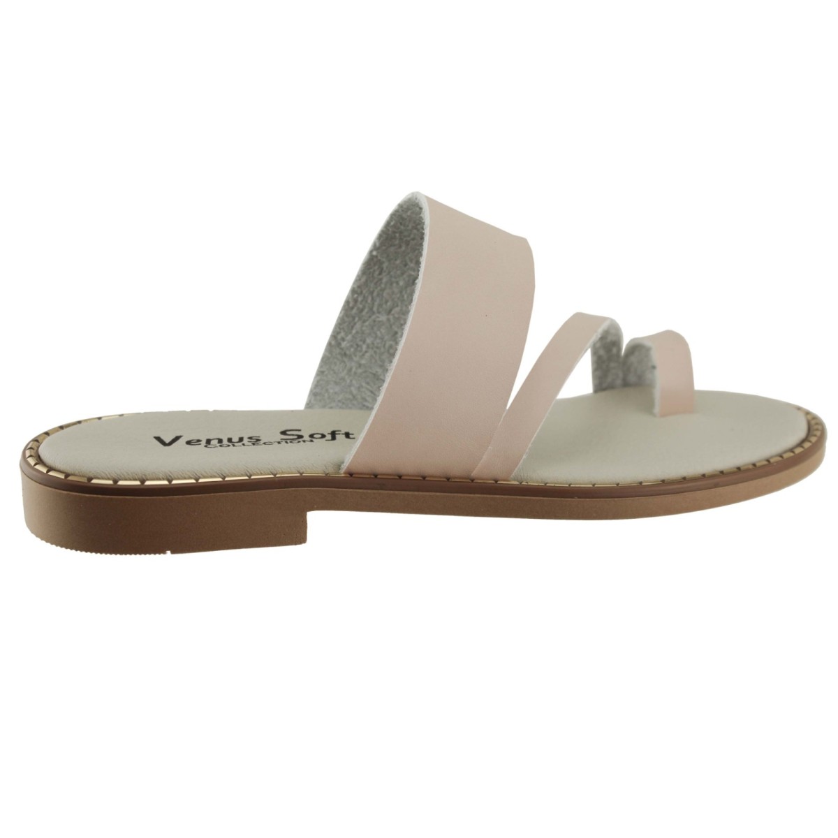 Venus Soft by Bella Γυναικεία Σανδάλια Δέρμα T60 Nude Venus Soft by Bella Γυναικεία Σανδάλια Δέρμα T60 Nude