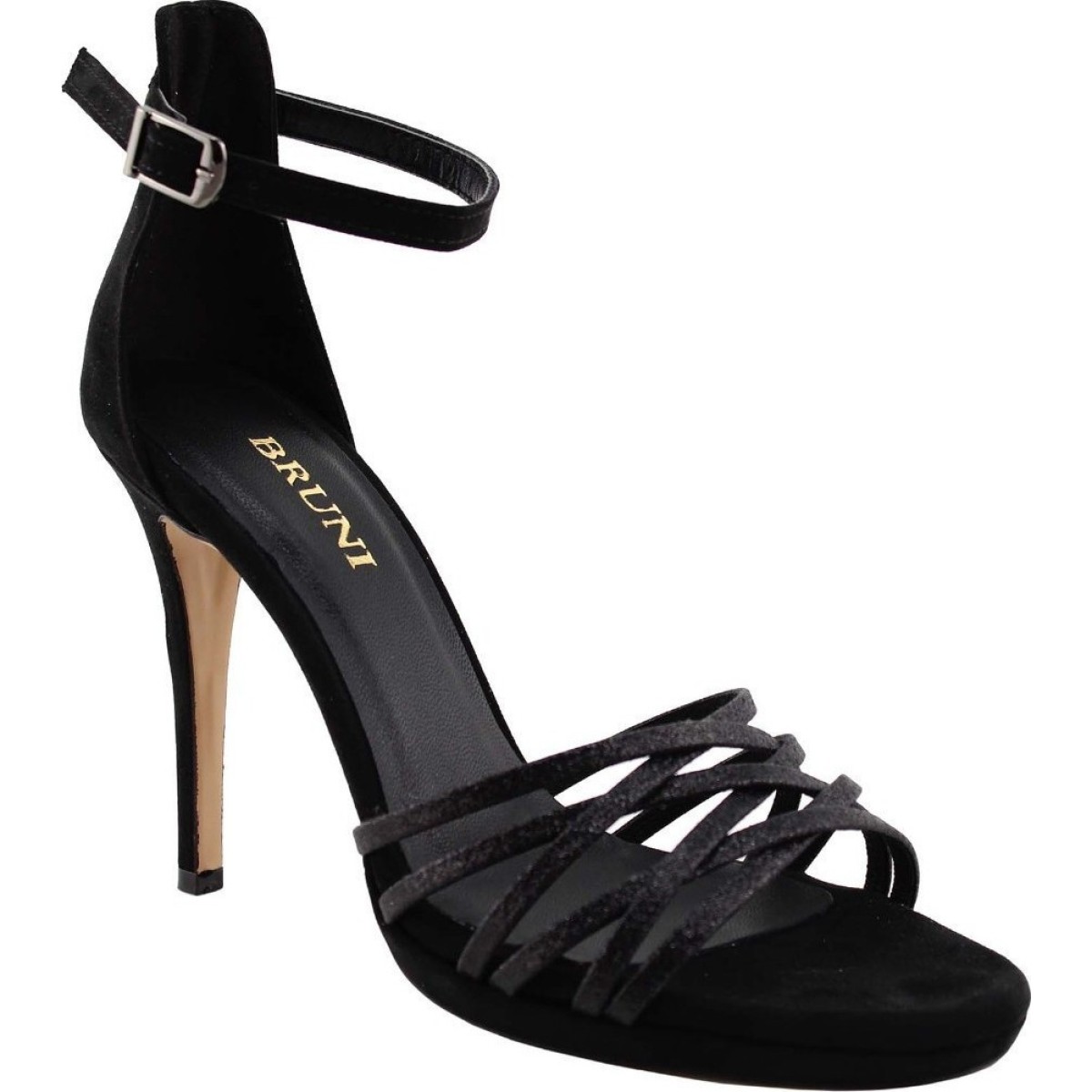 Bruni Shoes Γυναικεία Πέδιλα 14919 Μαύρο Suede Bruni Shoes Γυναικεία Πέδιλα 14919 Μαύρο Suede
