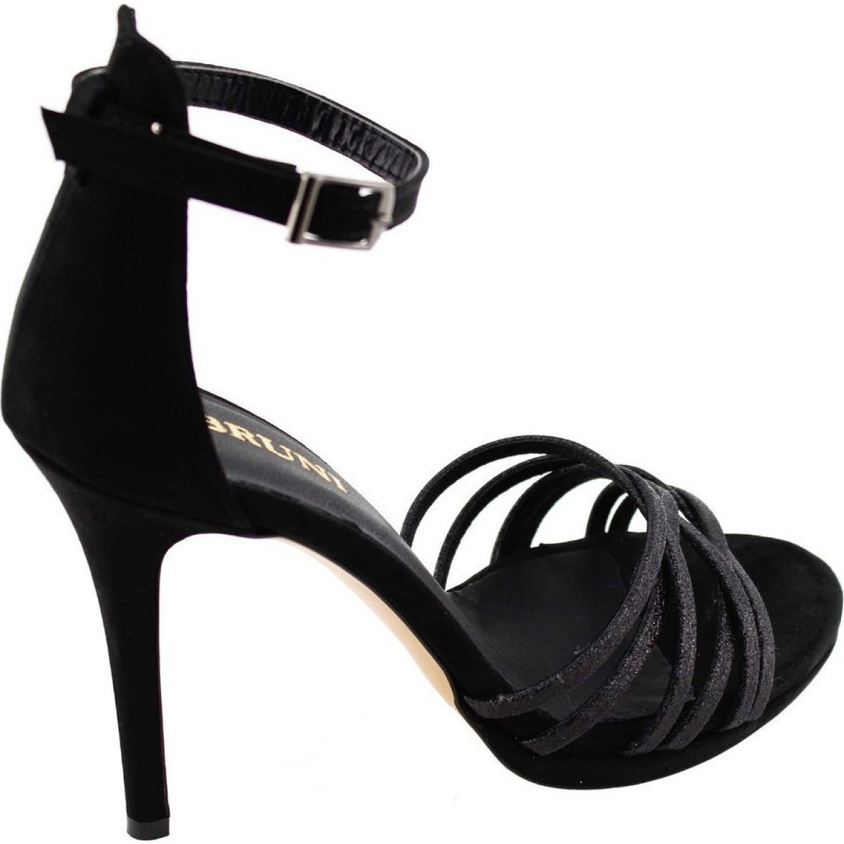 Bruni Shoes Γυναικεία Πέδιλα 14919 Μαύρο Suede Bruni Shoes Γυναικεία Πέδιλα 14919 Μαύρο Suede