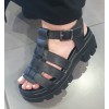 CATWALK Γυναικεία Πέδιλα Δέρμα 405 Μαύρο