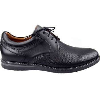 Damiani Ανδρικά Casual Δέρμα 2102 Μαύρο