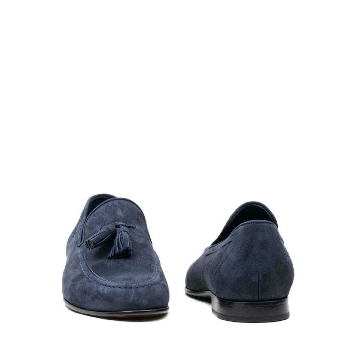 Damiani Ανδρικά Loafers Δέρμα 3200 Μπλέ Suede