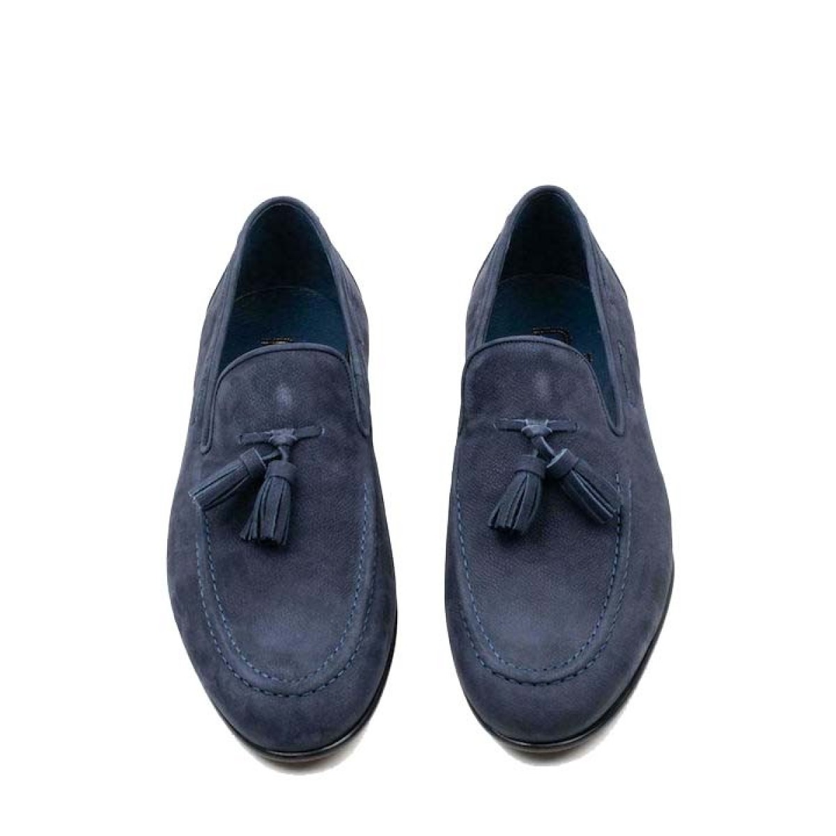 Damiani Ανδρικά Loafers Δέρμα 3200 Μπλέ Suede