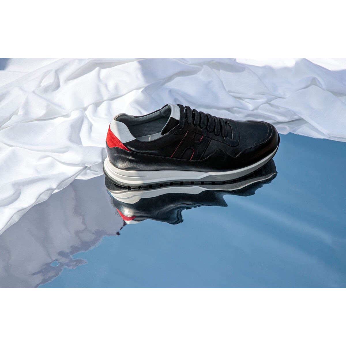 Damiani Ανδρικά Sneakers Δέρμα 1702 Μπλέ