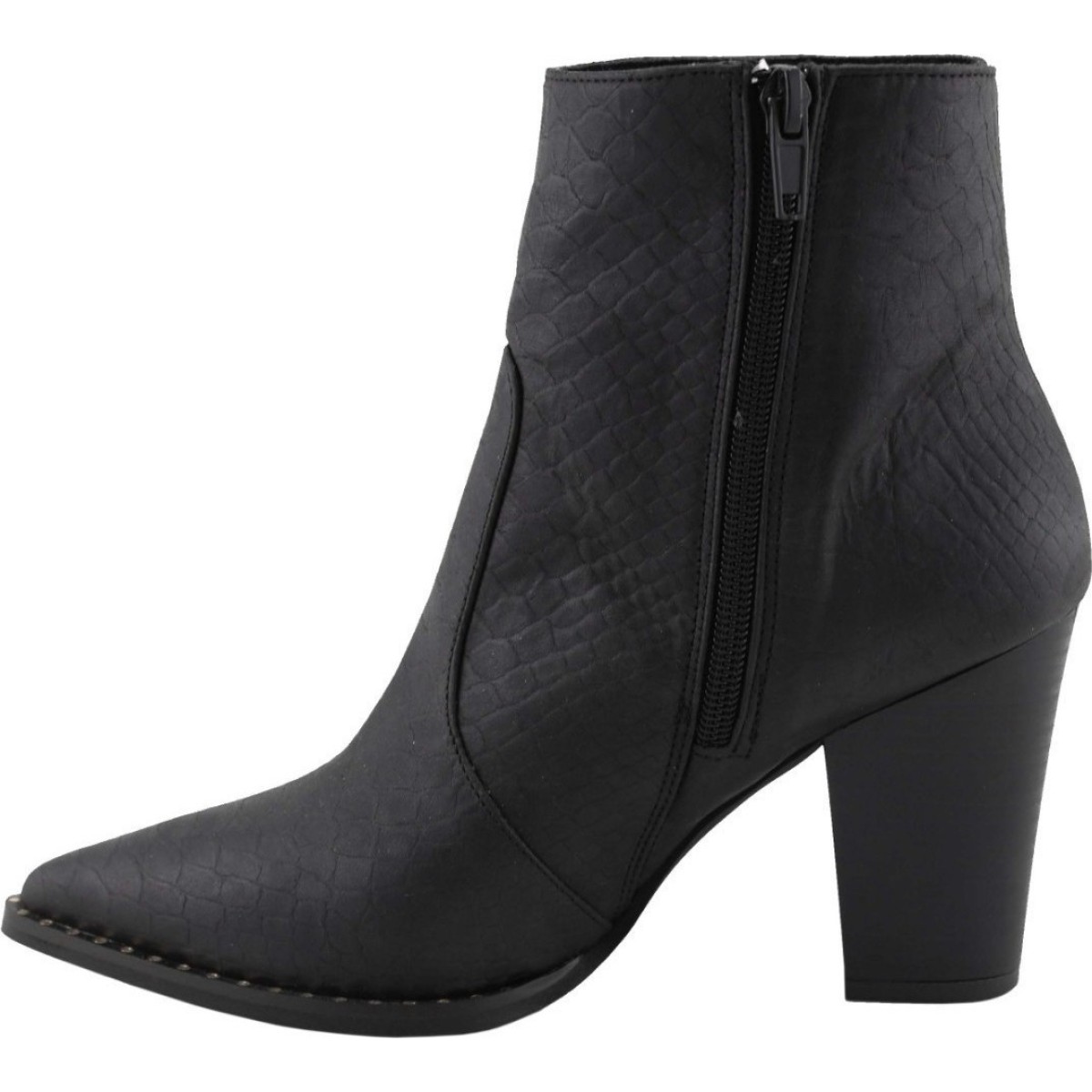 Envie Shoes Γυναικεία Μποτάκια E02-10150-34 Μαύρο Φίδι Envie Shoes Γυναικεία Μποτάκια E02-10150-34 Μαύρο Φίδι