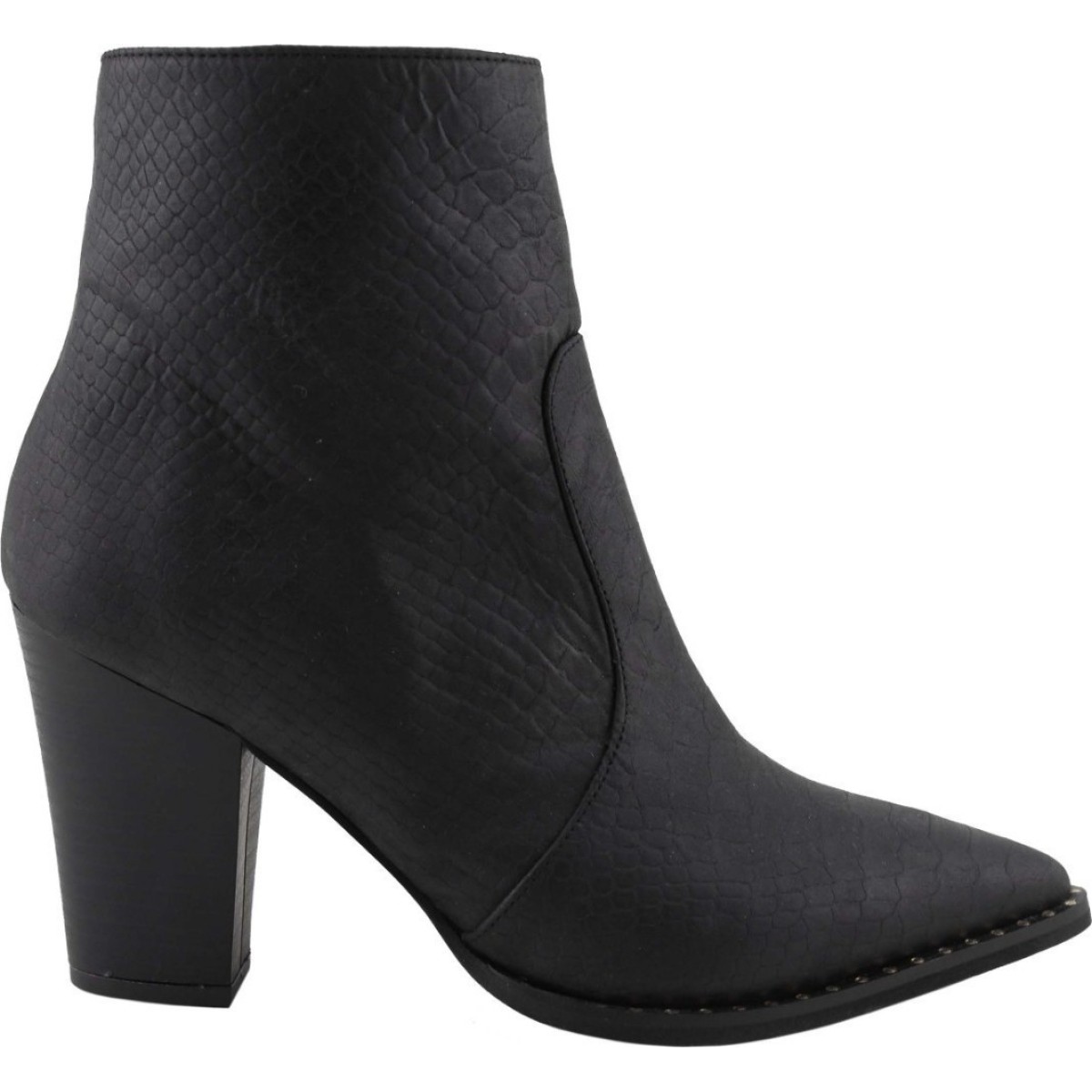 Envie Shoes Γυναικεία Μποτάκια E02-10150-34 Μαύρο Φίδι Envie Shoes Γυναικεία Μποτάκια E02-10150-34 Μαύρο Φίδι