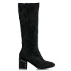 Envie Shoes Γυναικείες Μπότες V45-08862-34 Μαύρο Suede