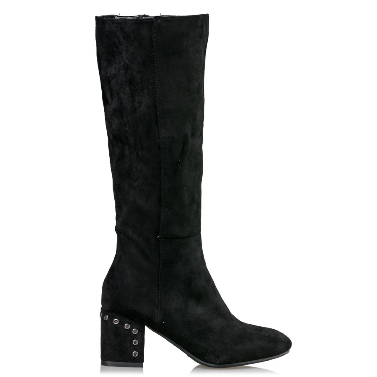Envie Shoes Γυναικείες Μπότες V45-08862-34 Μαύρο Suede