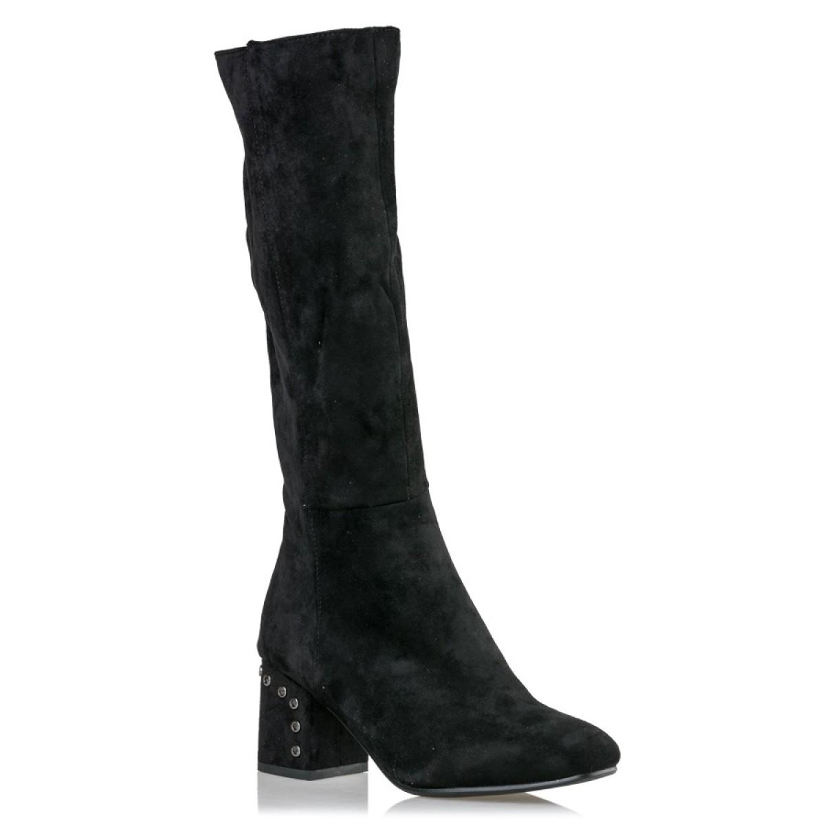 Envie Shoes Γυναικείες Μπότες V45-08862-34 Μαύρο Suede