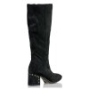 Envie Shoes Γυναικείες Μπότες V45-08862-34 Μαύρο Suede