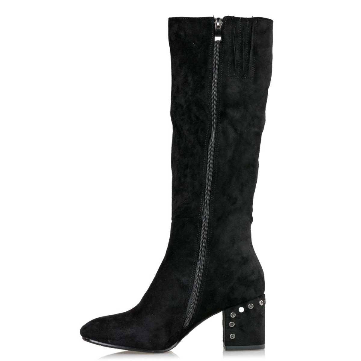 Envie Shoes Γυναικείες Μπότες V45-08862-34 Μαύρο Suede