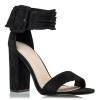 Envie Shoes Γυναικεία Πέδιλα V42-09668-34 Μαύρο Suede