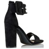 Envie Shoes Γυναικεία Πέδιλα V42-09668-34 Μαύρο Suede