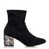 Envie Shoes Γυναικεία Μποτάκια V65-08901-34 Μαύρο Suede Envie Shoes Γυναικεία Μποτάκια V65-08901-34 Μαύρο Suede