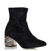 Envie Shoes Γυναικεία Μποτάκια V65-08901-34 Μαύρο Suede Envie Shoes Γυναικεία Μποτάκια V65-08901-34 Μαύρο Suede