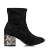 Envie Shoes Γυναικεία Μποτάκια V65-08901-34 Μαύρο Suede Envie Shoes Γυναικεία Μποτάκια V65-08901-34 Μαύρο Suede