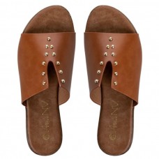 Envie Shoes Γυναικεία Σανδάλια Flat V96-11092-26 Κάμελ